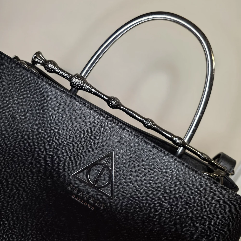 Harry Potter x Loungefly Deathly Hallows Structured Satchel - Picture 2 of 10